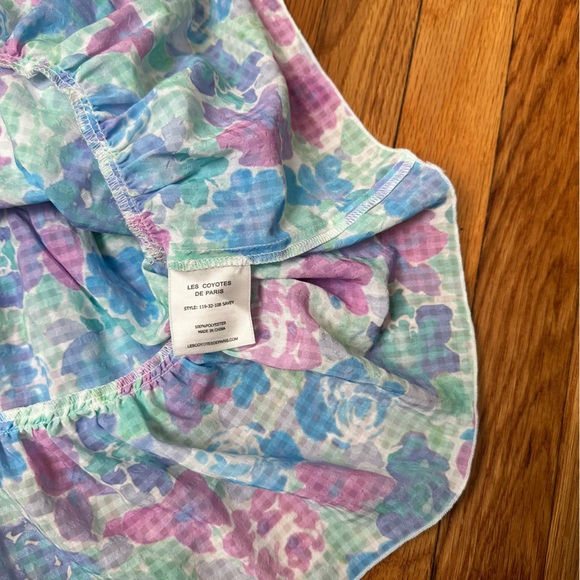 Les Coyotes de Paris smocked petal skirt - Picture 3 of 4